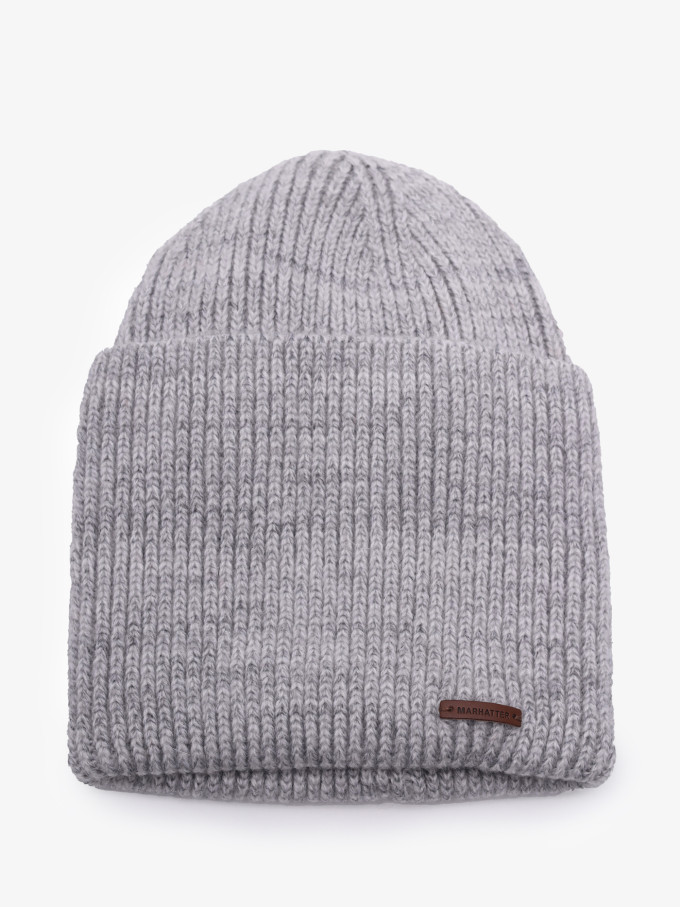 Шапка MARHATTER 12122 светло-серая