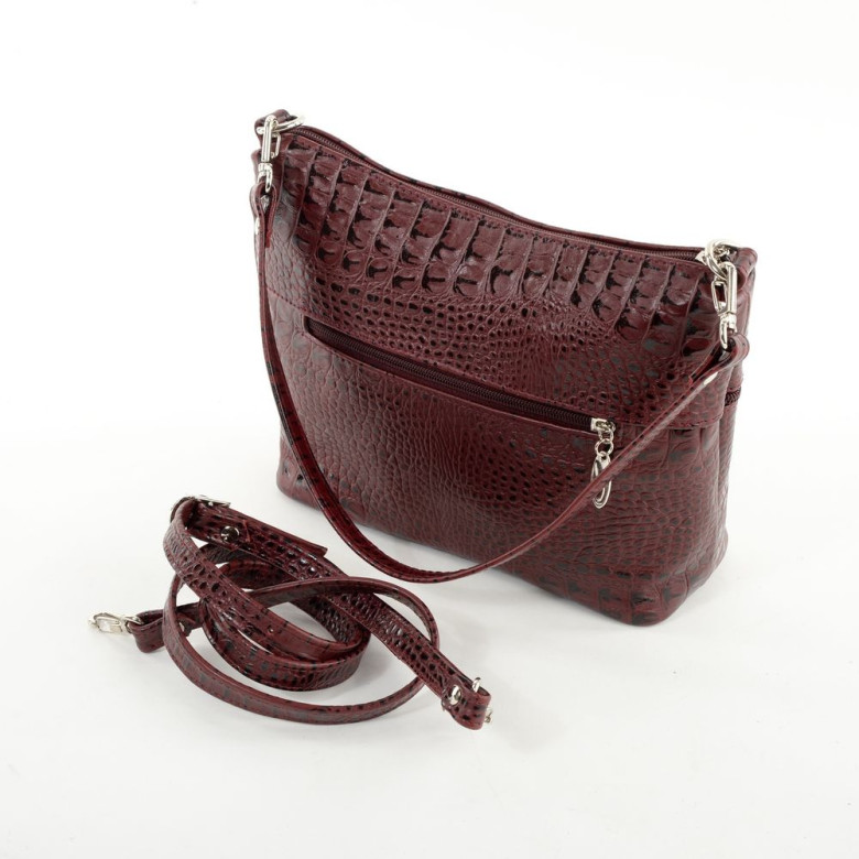 Сумка женская Sumkov 276 чёрная кайман