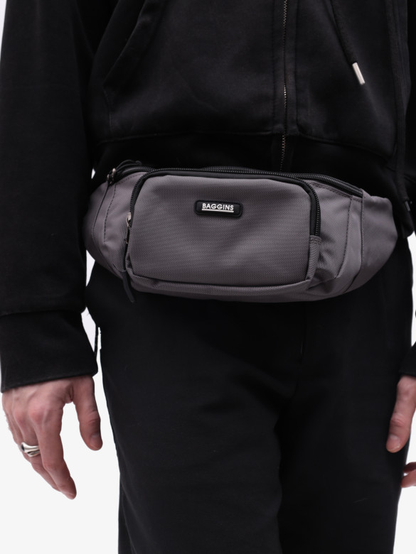 Сумка на пояс Baggins 35011 серая