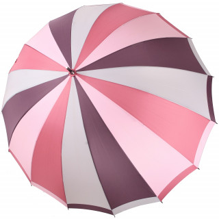 Зонт-трость женский Три Слона 2162 полуавтомат розовый