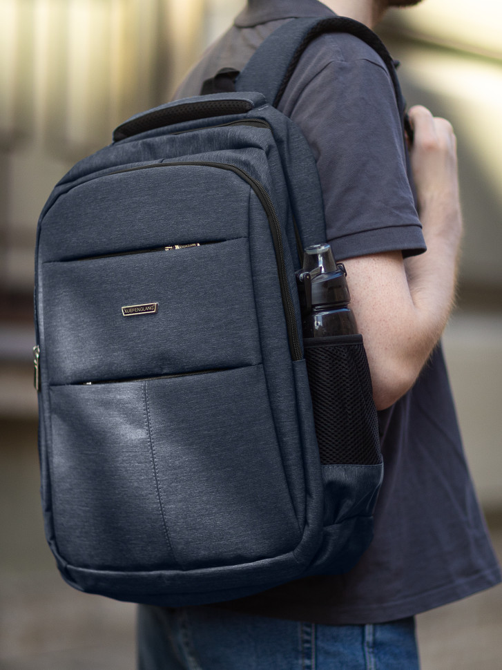 Рюкзак городской с нагрудным ремнём 2268 серый Рюкзак городской с нагрудным ремнём 2268 серый