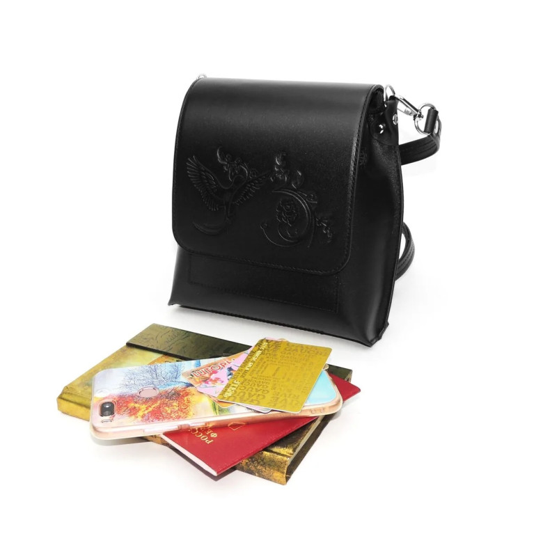 Сумка женская Natalia Kalinovskaya С86п.711 «Бритт» чёрная