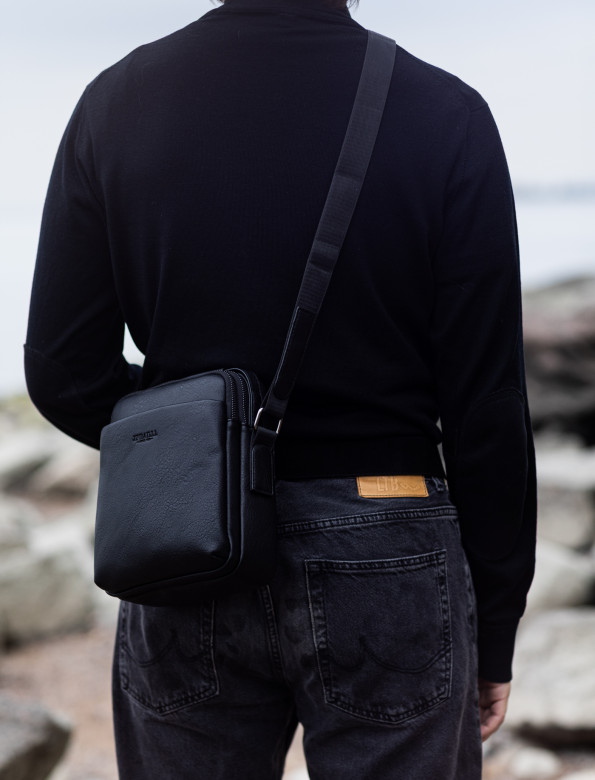 Сумка мужская JIN 5182 чёрная