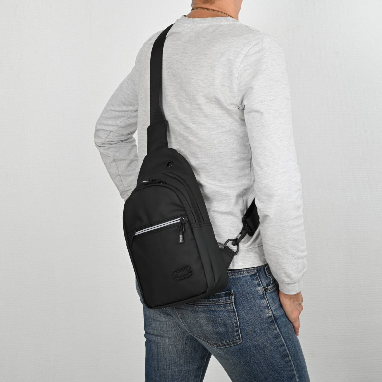  Рюкзак с одной лямкой Aotian 82031 чёрный