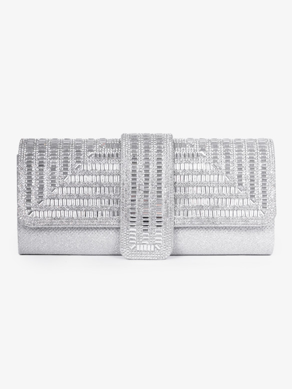 Клатч Baggins CH4123 серебристый