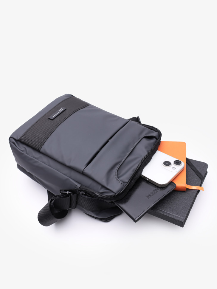 Сумка мужская Baggins 0918 серая Сумка мужская Baggins 0918 серая