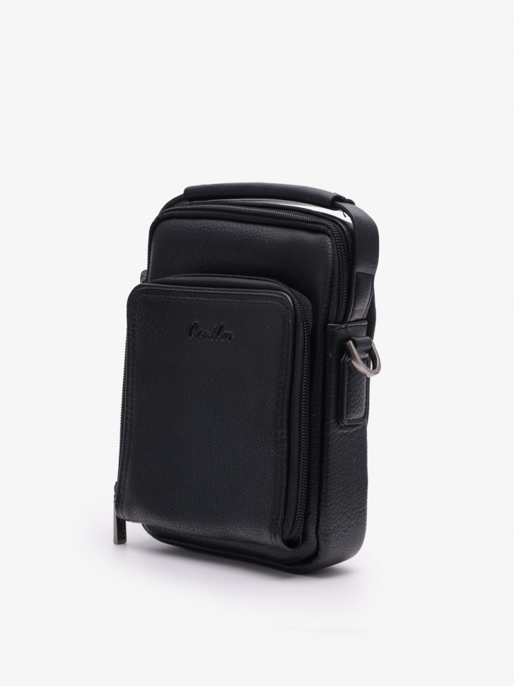 Сумка мужская Cantlor Ж03-G1308S-5 черная Сумка мужская Cantlor Ж03-G1308S-5 черная