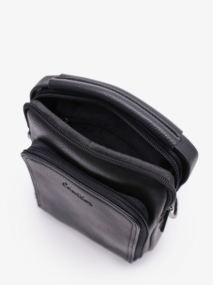 Сумка мужская Cantlor Ж03-G1308S-5 черная Сумка мужская Cantlor Ж03-G1308S-5 черная