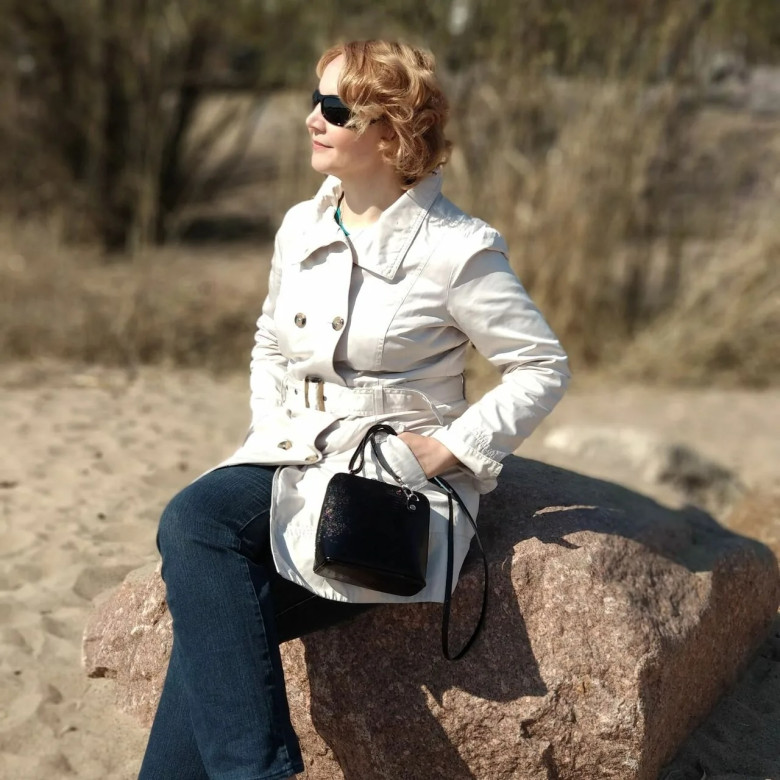 Сумка женская Natalia Kalinovskaya С 83р.911 «Бенте» чёрная рептилия