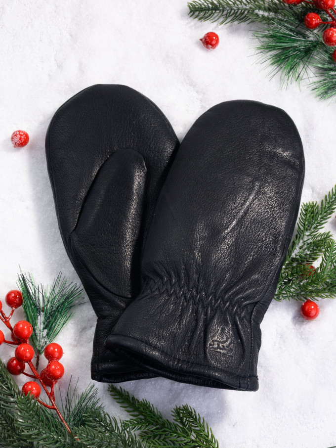 Варежки мужские Fascino 5542 черный Варежки мужские Fascino 5542 черный