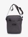 Сумка мужская Baggins 1017 серая Сумка мужская Baggins 1017 серая