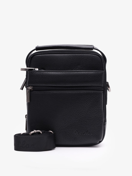 Сумка мужская Cantlor Ж03-G1312S-5 черная Сумка мужская Cantlor Ж03-G1312S-5 черная