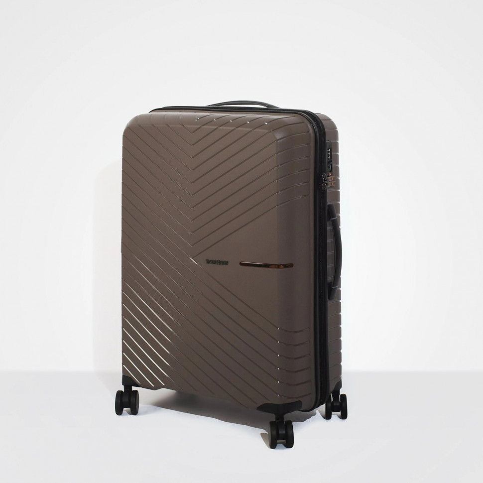 Чемодан Eberhart Allure средний M полипропилен 45A-012-424 4к. бежевый 