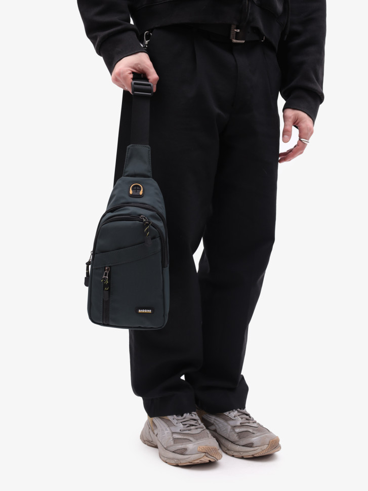 Рюкзак на одно плечо Baggins 82055 зелёный Рюкзак на одно плечо Baggins 82055 зелёный