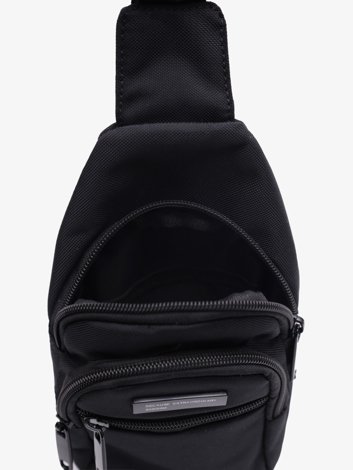 Рюкзак на одно плечо Baggins 6924 чёрный Рюкзак на одно плечо Baggins 6924 чёрный