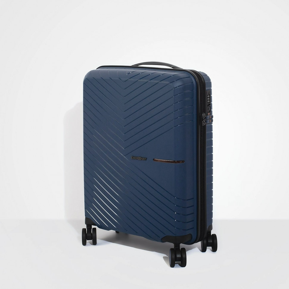 Чемодан Eberhart Allure для ручной клади S полипропилен 45A-016-420 4к. синий