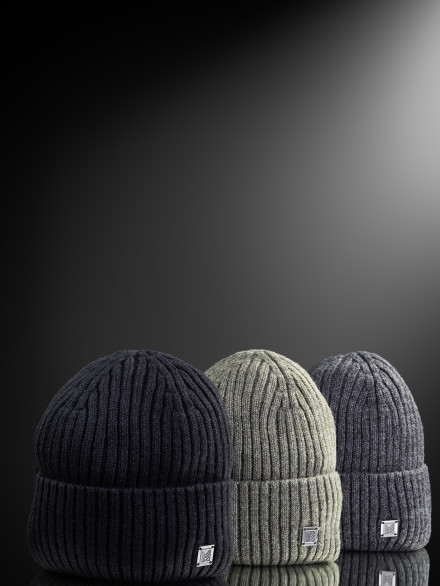 Шапка мужская 12828/2 MARHATTER чёрный (57-59)