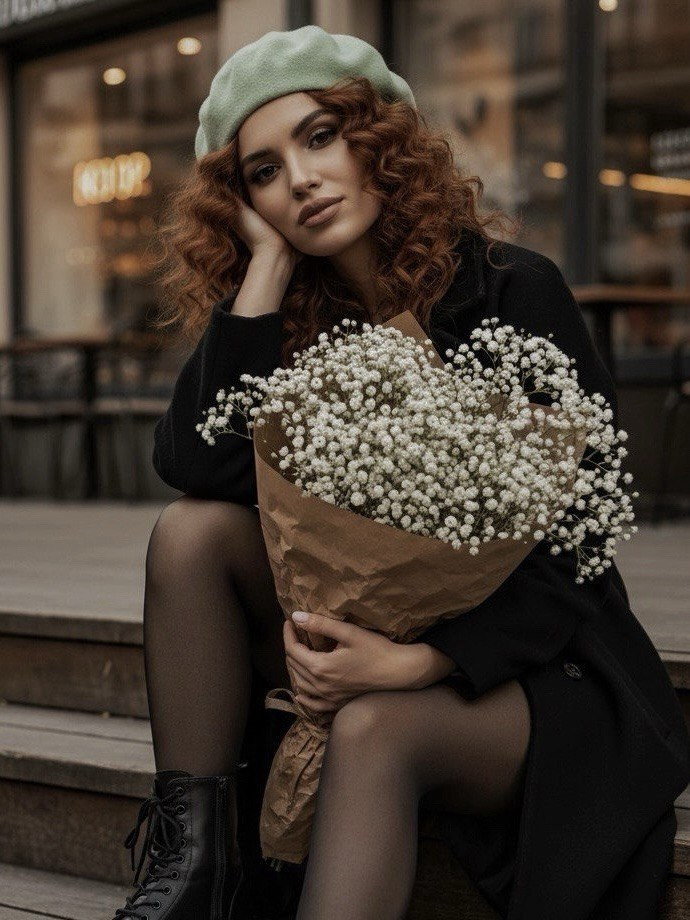 Берет женский Stigler, зел.яблоко