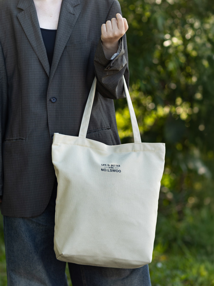 Сумка-шопер Б 6003 белая Сумка-шопер Б 6003 белая