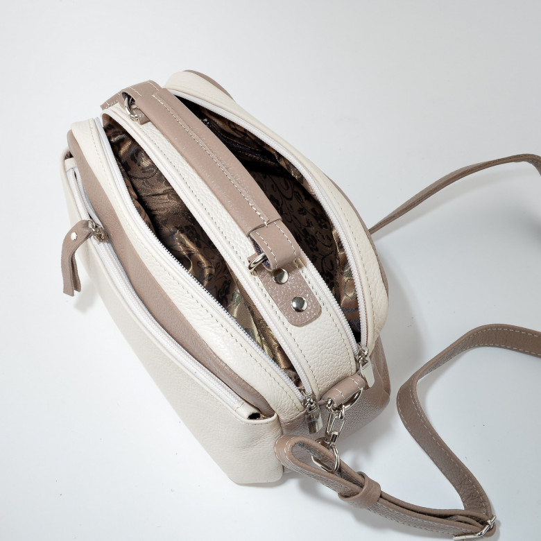 Сумка женская Sumkov Р-301 зел/капучино