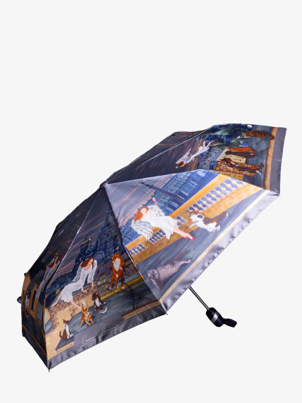 Зонт женский с/а 236 ангел и кошки Зонт женский с/а 236 ангел и кошки