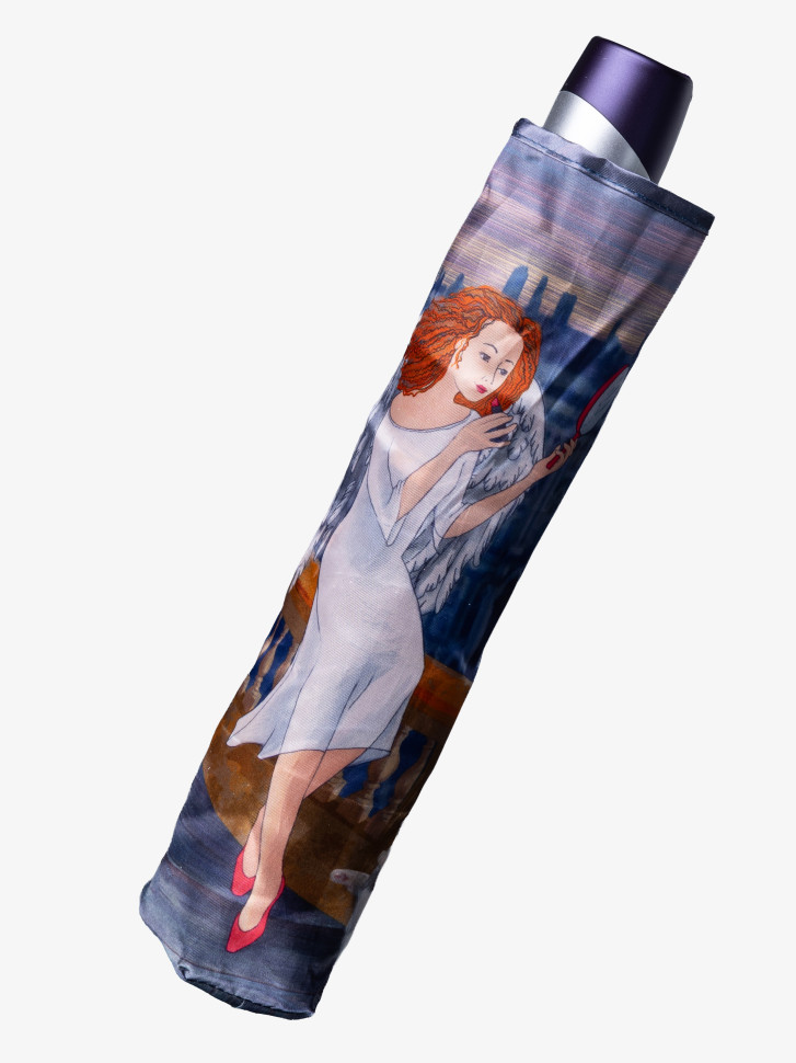 Зонт женский с/а 236 ангел и кошки