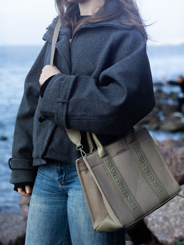 Сумка женская David Jones 7724 olive branch