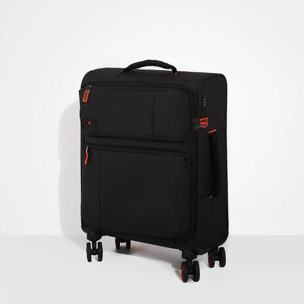 Чемодан Eberhart Pure маленький S полиэстер 30P-009-420 4к. чёрный