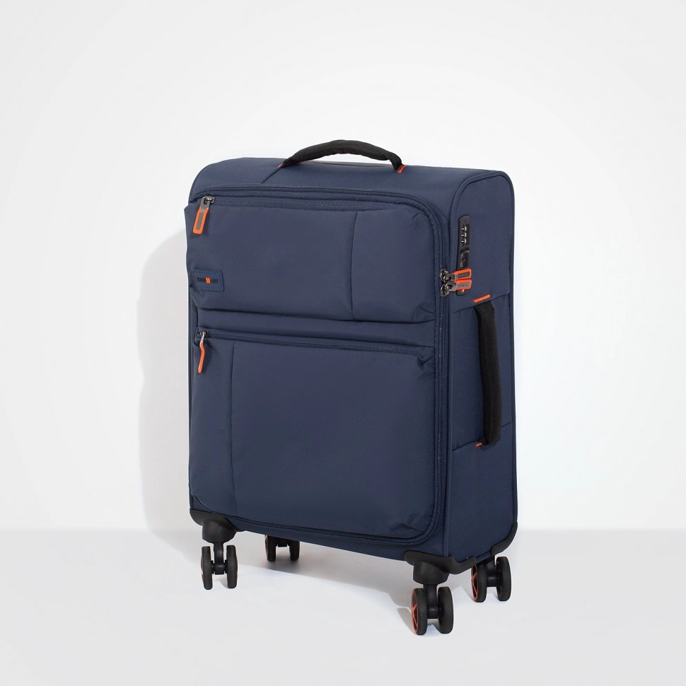 Чемодан Eberhart Pure маленький S полиэстер 30P-011-420 4к.синий