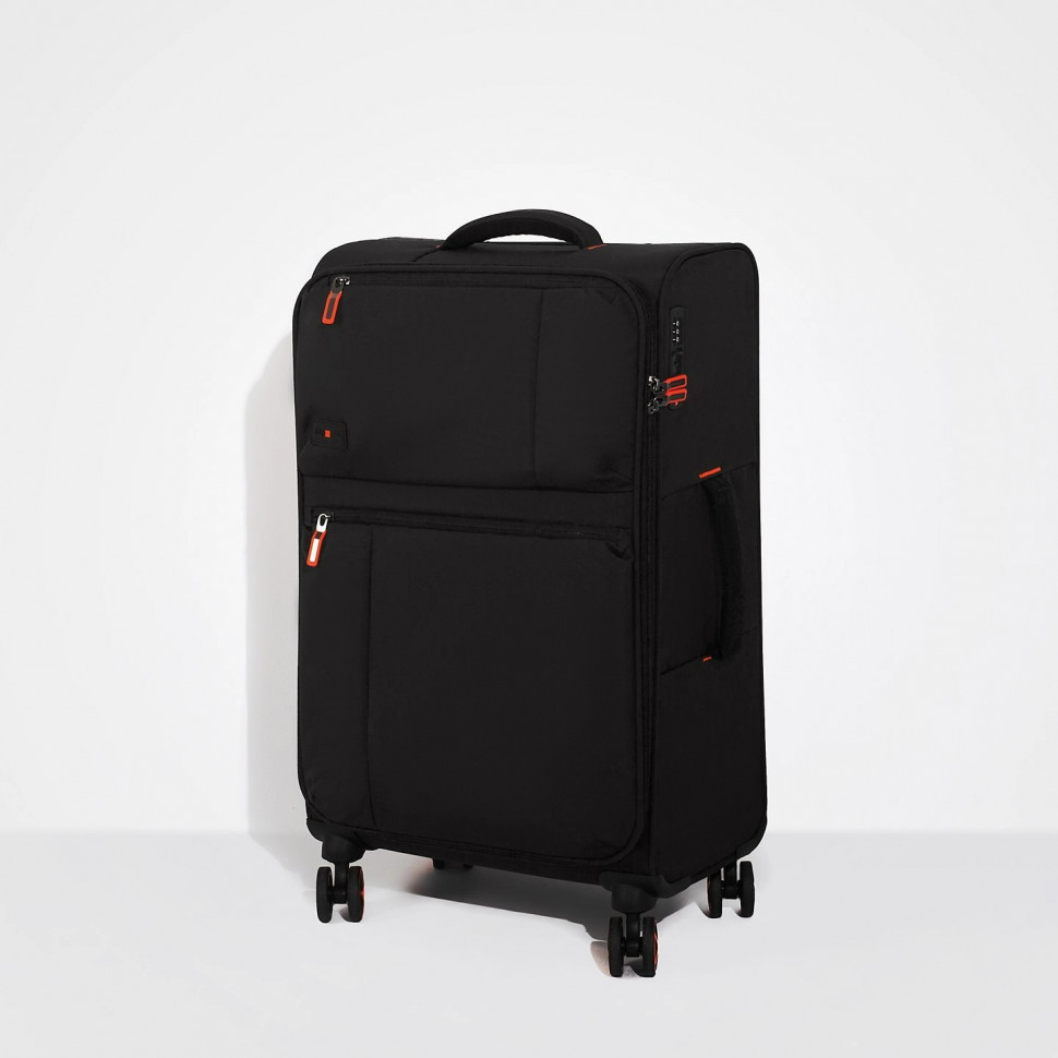 Чемодан Eberhart Pure средний M полиэстер 30P-009-424 4 чёрный