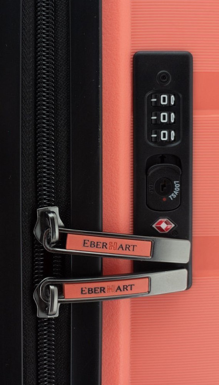 Чемодан Eberhart 40S-017 Shift полипропилен персик