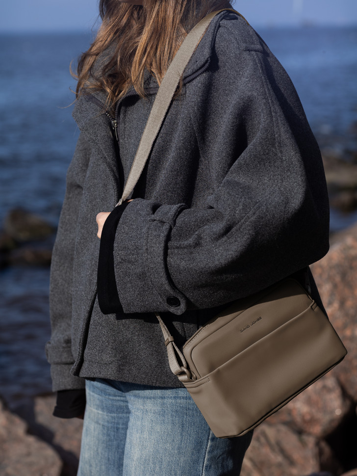 Сумка женская David Jones 7655 taupe
