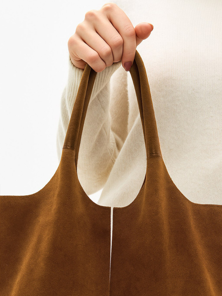 Сумка FIATO 2653С замша табако