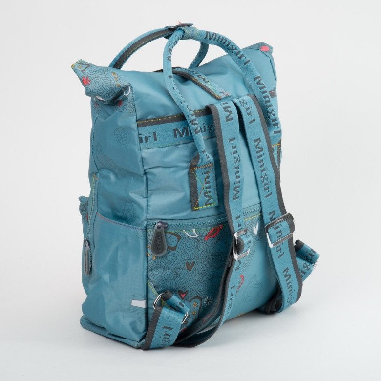 Сумка-рюкзак Minigirl 20175 коты коричневая Сумка-рюкзак Minigirl 20175 коты коричневая