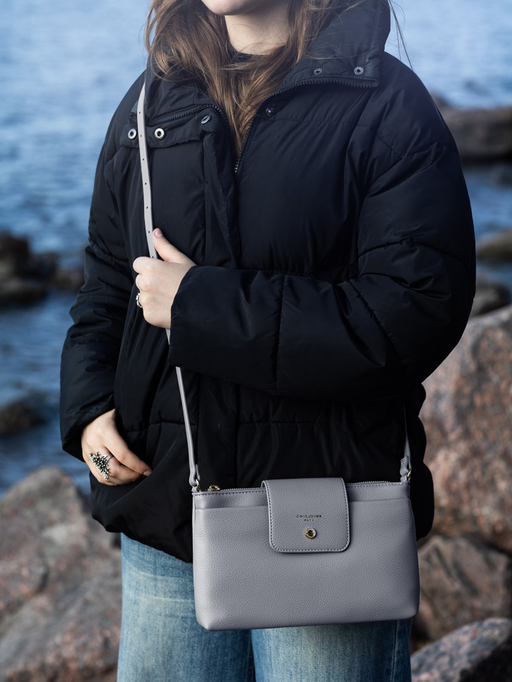 Сумка женская David Jones 7829 steel gray