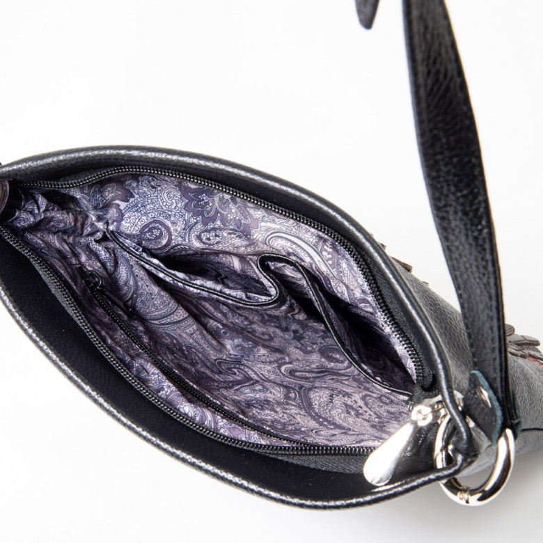 Сумка женская Protege, ДС-144-106 Бассет №2 чёрная