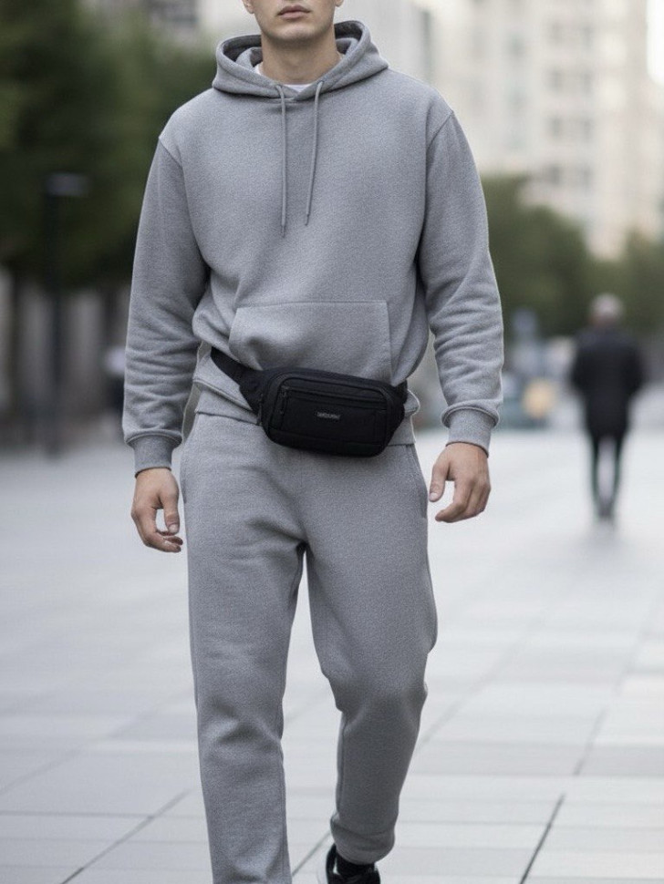 Сумка на пояс Baggins 80001 черная