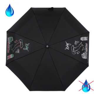 Зонт женский Flioraj, 100801 черный