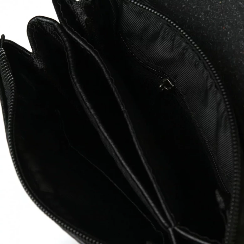 Мужская сумка-планшет из экокожи Cantlor Y03-1 чёрная