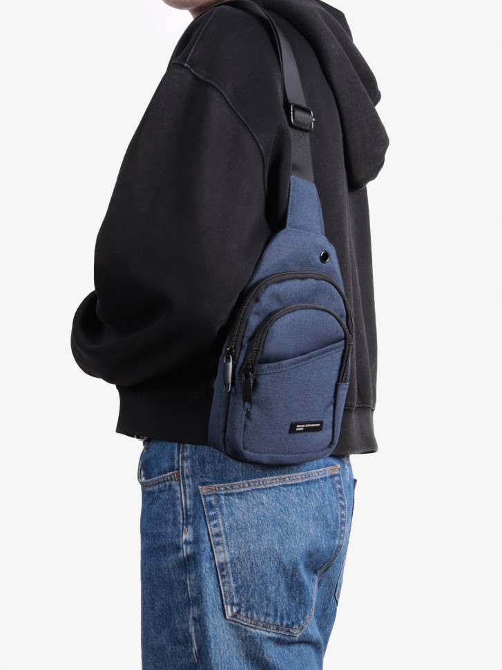 Рюкзак на одно плечо Baggins 3737 синий Рюкзак на одно плечо Baggins 3737 синий