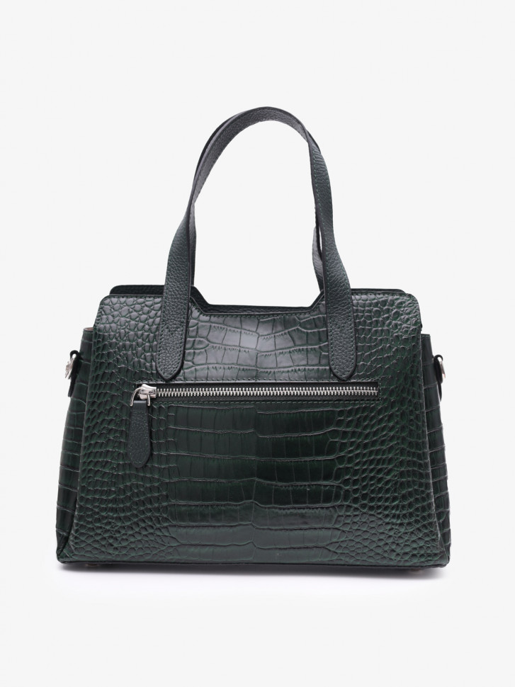 Сумка женская Karya 2390 зелёный крокодил