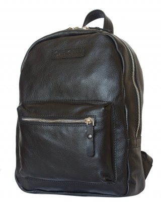 Женский кожаный рюкзак Anzolla, 3040-01 черный