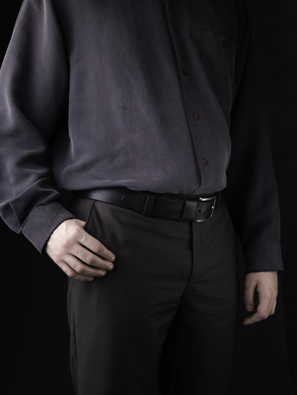 Ремень мужской DNKA буйвол черный 4055 Ремень мужской DNKA буйвол черный 4055