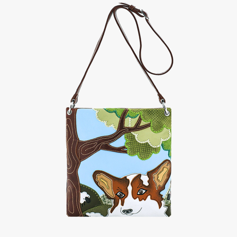 Сумка женская Protege, ДС-144-174 Корги мокко