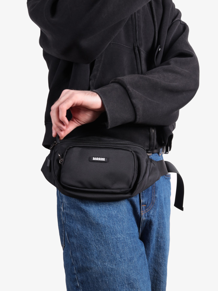 Сумка на пояс Baggins 35011 чёрная Сумка на пояс Baggins 35011 чёрная