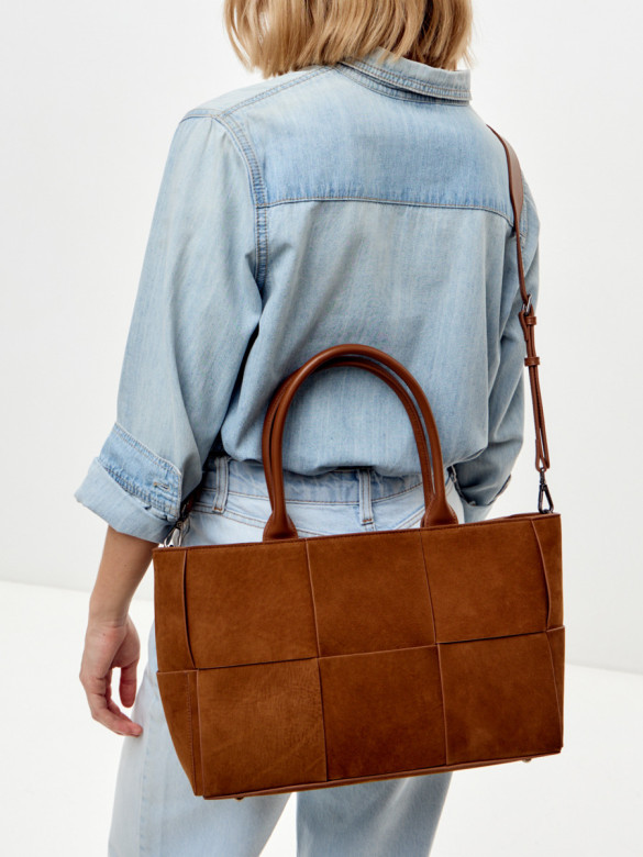 Сумка Curanni 9847 замша рыжая Сумка Curanni 9847 замша рыжая