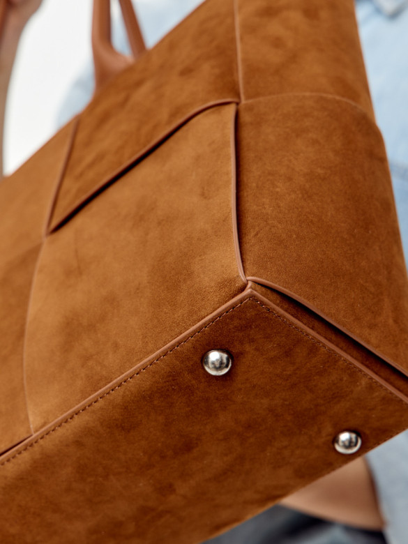 Сумка Curanni 9847 замша рыжая Сумка Curanni 9847 замша рыжая