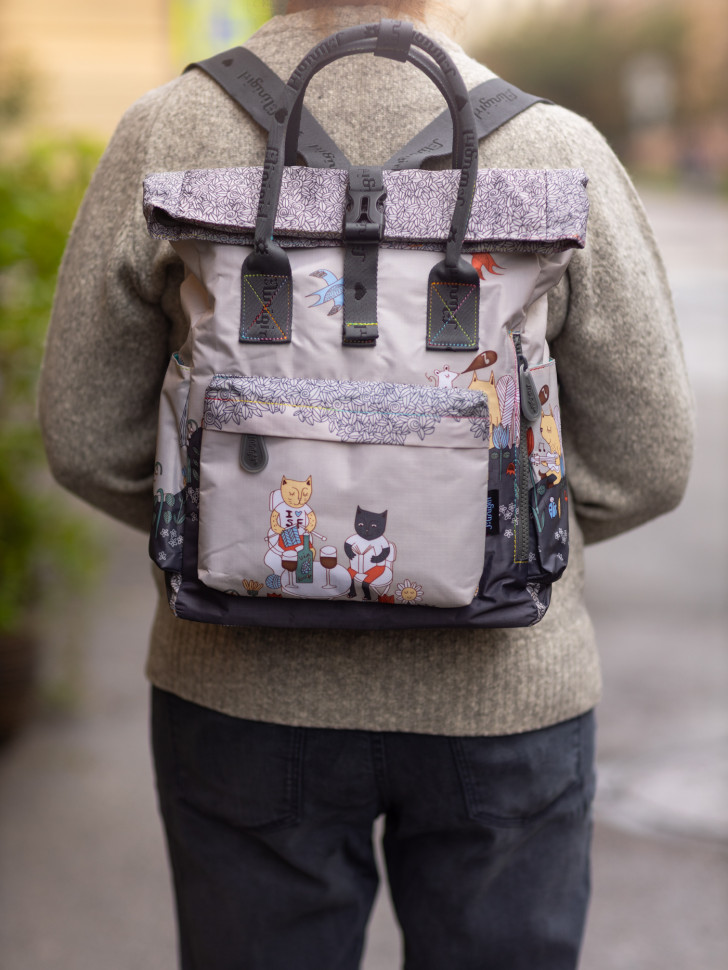 Сумка-рюкзак Minigirl 20175 коты Сумка-рюкзак Minigirl 20175 коты