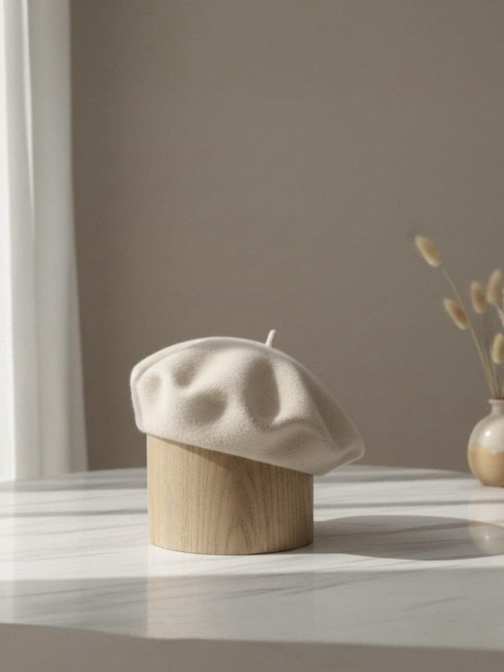 Берет женский Stigler, крем Берет женский Stigler, крем