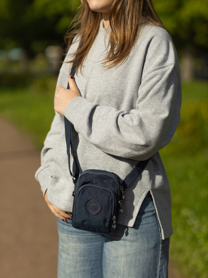 Сумка женская Bobo Б 3602-2 синяя Сумка женская Bobo Б 3602-2 синяя